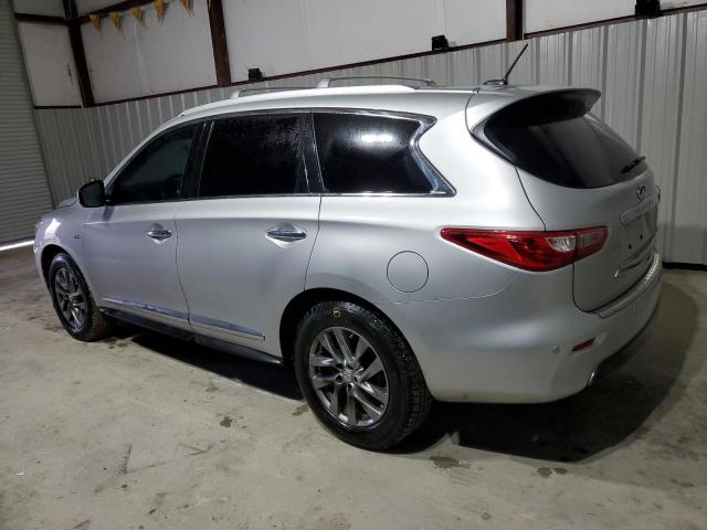 5N1AL0MN9EC534309 - 2014 INFINITI QX60 SILVER photo 2