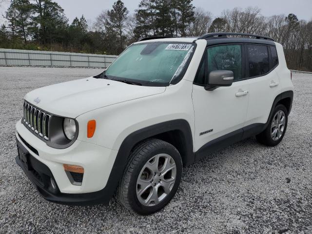 ZACNJBD1XLPL89145 - 2020 JEEP RENEGADE LIMITED WHITE photo 1