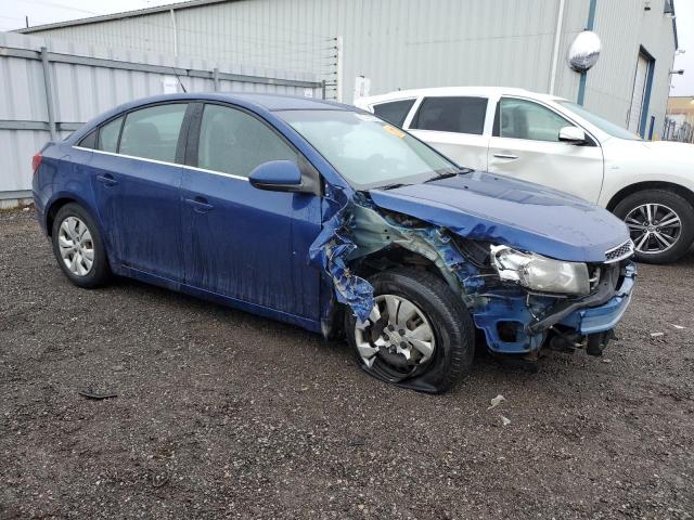 1G1PF5SC9C7322898 - 2012 CHEVROLET CRUZE LT BLUE photo 4