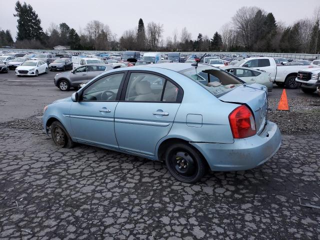 KMHCN4AC1BU581725 - 2011 HYUNDAI ACCENT GLS BLUE photo 2