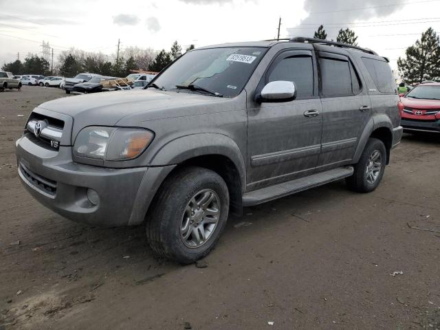 5TDBT48AX7S283275 - 2007 TOYOTA SEQUOIA LIMITED GRAY photo 1