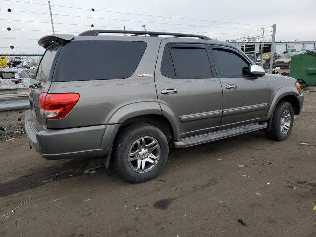 5TDBT48AX7S283275 - 2007 TOYOTA SEQUOIA LIMITED GRAY photo 3