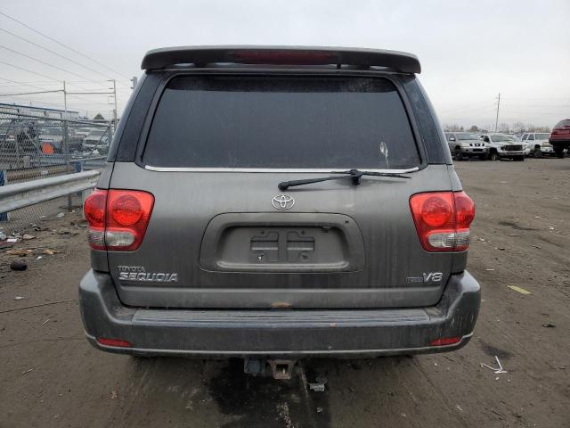 5TDBT48AX7S283275 - 2007 TOYOTA SEQUOIA LIMITED GRAY photo 6