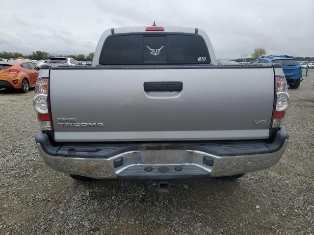 5TFLU4EN7FX129804 - 2015 TOYOTA TACOMA DOUBLE CAB SILVER photo 6