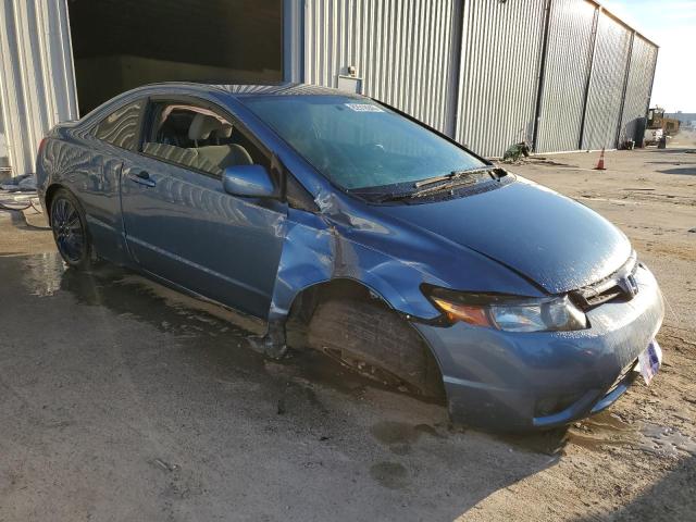 2HGFG12638H577062 - 2008 HONDA CIVIC LX BLUE photo 4