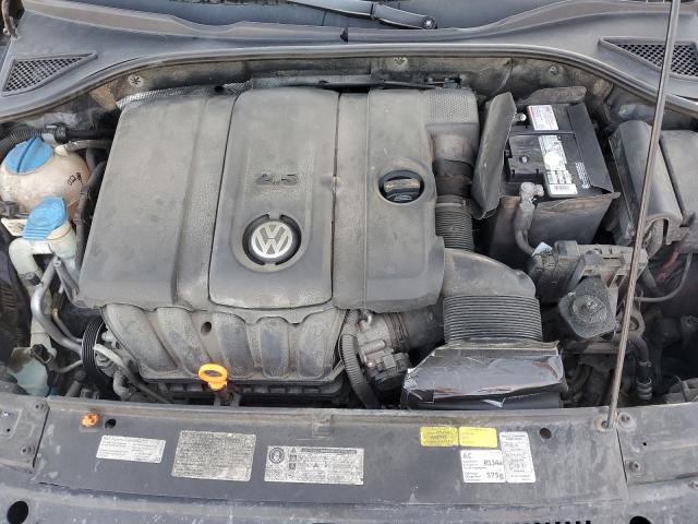 1VWBH7A39CC078263 - 2012 VOLKSWAGEN PASSAT SE შავი ფოტო 11