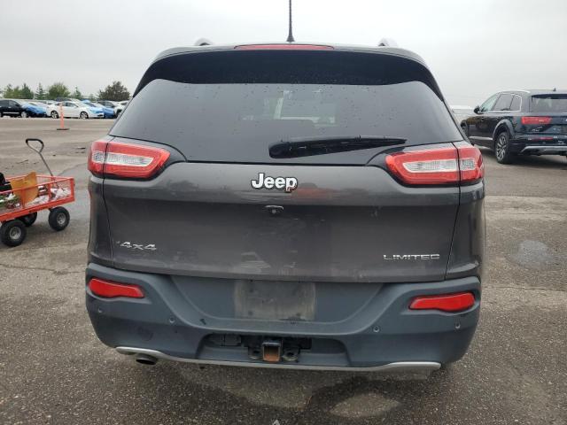 1C4PJMDB2JD554858 - 2018 JEEP CHEROKEE LIMITED ნაცრისფერი ფოტო 6