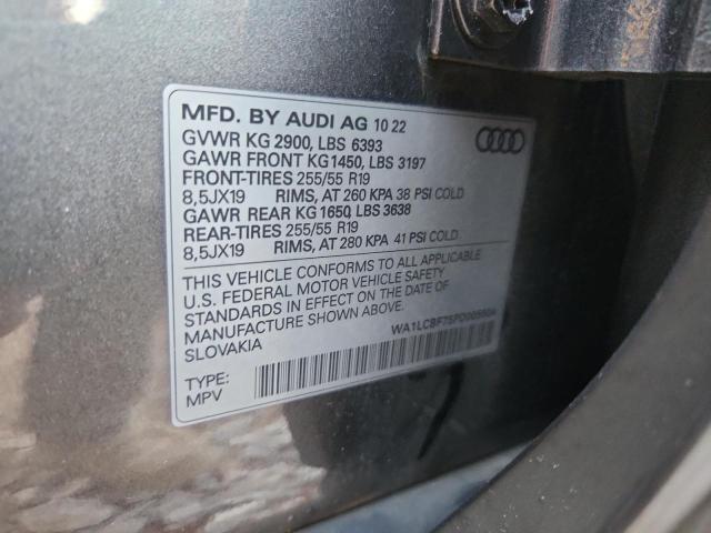 WA1LCBF75PD005504 - 2023 AUDI Q7 PREMIUM PLUS Сірий фото 14