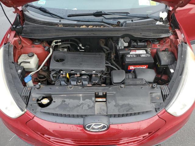 KM8JUCAC9AU075336 - 2010 HYUNDAI TUCSON GLS RED photo 12