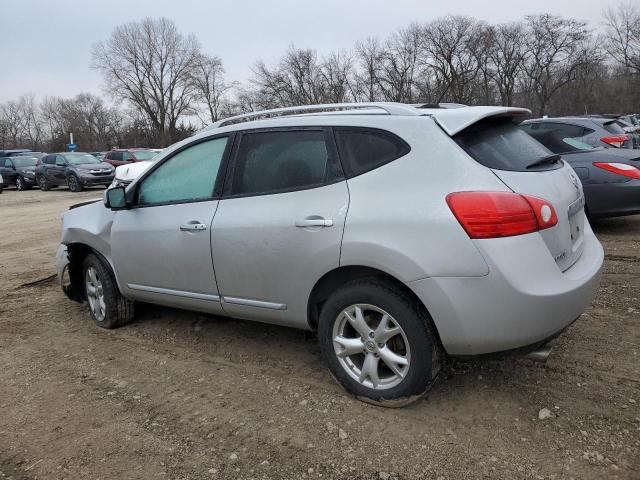 JN8AS5MT8BW572826 - 2011 NISSAN ROGUE S SILVER photo 2