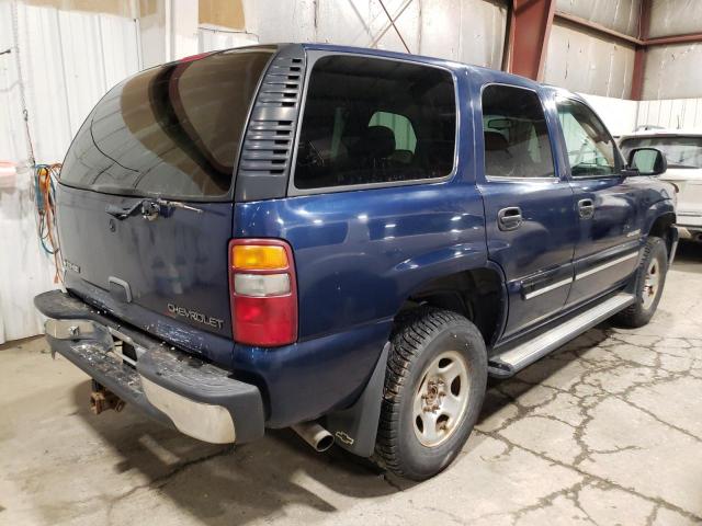 1GNEK13T4YJ146894 - 2000 CHEVROLET TAHOE K1500 BLUE photo 3