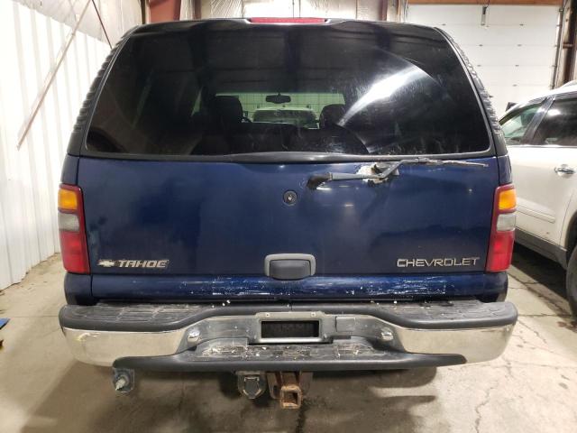 1GNEK13T4YJ146894 - 2000 CHEVROLET TAHOE K1500 BLUE photo 6