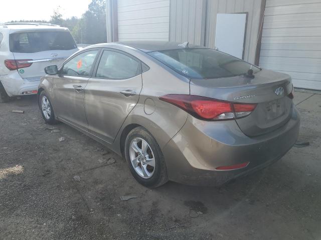 5NPDH4AE7EH516233 - 2014 HYUNDAI ELANTRA SE GOLD photo 2