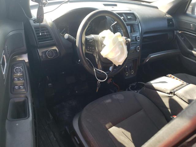 1FM5K8AR3JGC18143 - 2018 FORD EXPLORER POLICE INTERCEPTOR أزرق صورة 8