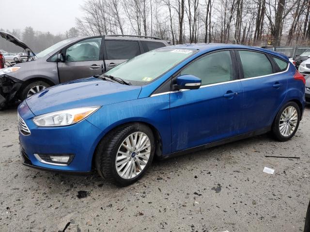 1FADP3N28JL296030 - 2018 FORD FOCUS TITANIUM BLUE photo 1