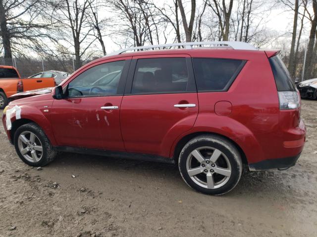 JA4MS41X58Z008515 - 2008 MITSUBISHI OUTLANDER XLS RED photo 2