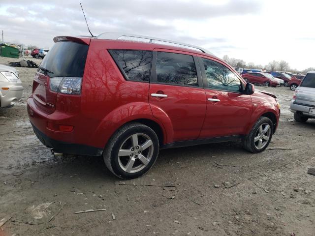 JA4MS41X58Z008515 - 2008 MITSUBISHI OUTLANDER XLS RED photo 3