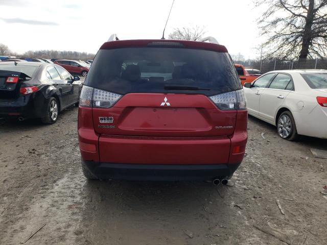 JA4MS41X58Z008515 - 2008 MITSUBISHI OUTLANDER XLS RED photo 6