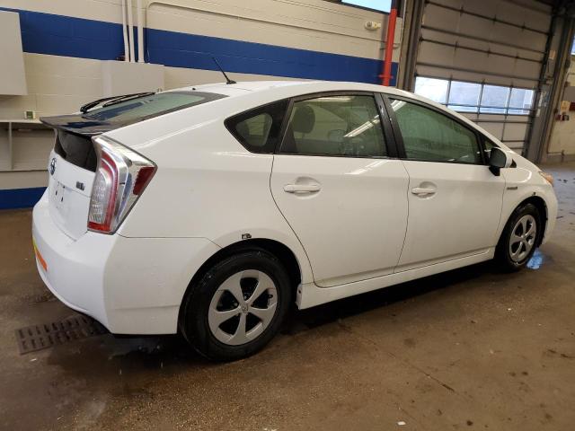 JTDKN3DU8D5561547 - 2013 TOYOTA PRIUS WHITE photo 3