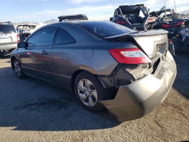 2HGFG12667H524693 - 2007 HONDA CIVIC LX GRAY photo 2