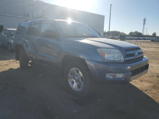 JTEBT14R748013345 - 2004 TOYOTA 4RUNNER SR5 BLUE photo 4