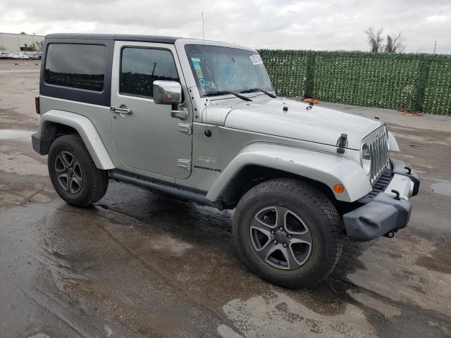 1C4AJWBG6CL168615 - 2012 JEEP WRANGLER SAHARA SILVER photo 4