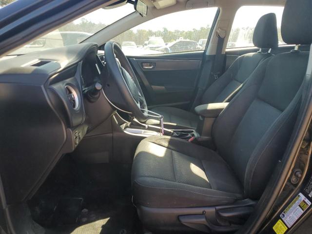 2T1BURHE9JC072467 - 2018 TOYOTA COROLLA L BLACK photo 7