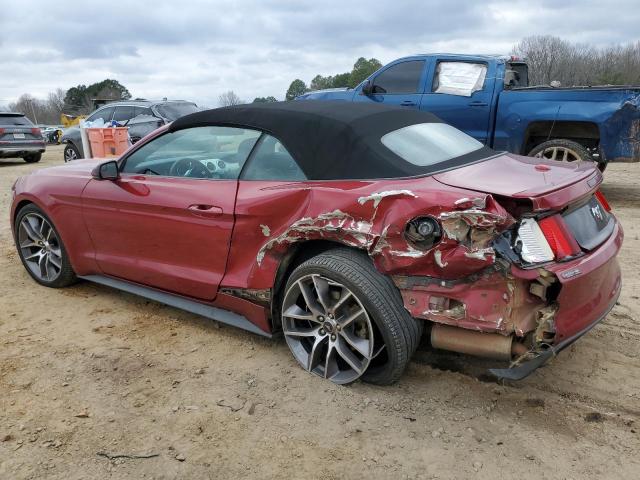 1FATP8UH1H5322173 - 2017 FORD MUSTANG RED photo 2