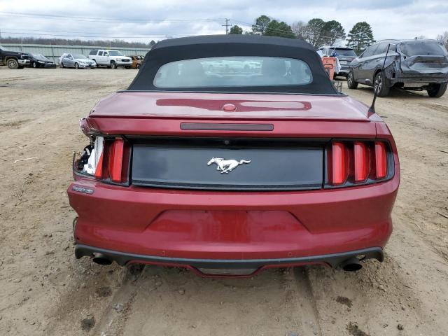 1FATP8UH1H5322173 - 2017 FORD MUSTANG RED photo 6