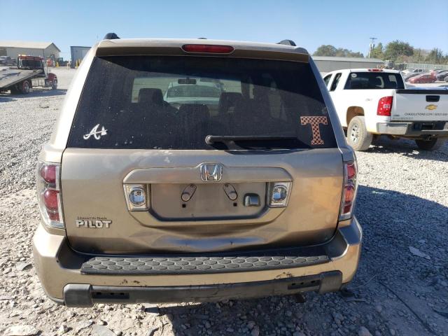 5FNYF28757B005561 - 2007 HONDA PILOT EXL CREAM photo 6