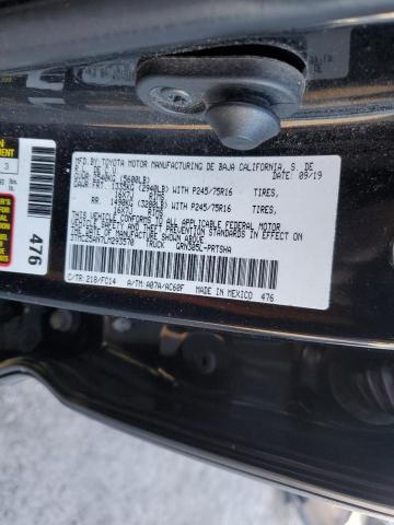 3TMCZ5AN7LM293570 - 2020 TOYOTA TACOMA DOUBLE CAB Negro foto 12