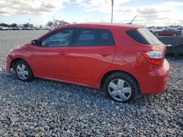 2T1KU40E69C028081 - 2009 TOYOTA COROLLA MA RED photo 2