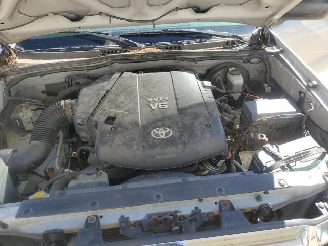 5TELU42N48Z492741 - 2008 TOYOTA TACOMA DOUBLE CAB SILVER photo 11