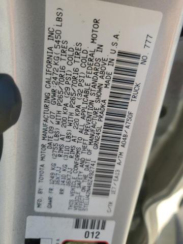 5TELU42N48Z492741 - 2008 TOYOTA TACOMA DOUBLE CAB SILVER photo 13