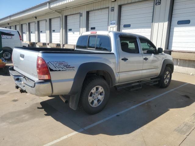 5TELU42N48Z492741 - 2008 TOYOTA TACOMA DOUBLE CAB SILVER photo 3