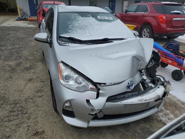 JTDKDTB32C1520849 - 2012 TOYOTA PRIUS C SILVER photo 5