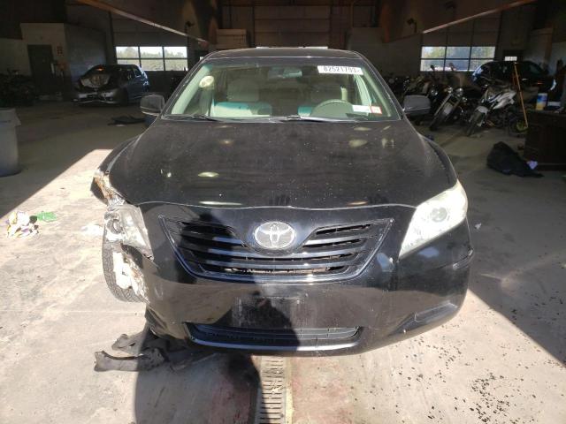 4T1BE46K87U571728 - 2007 TOYOTA CAMRY CE BLACK photo 5