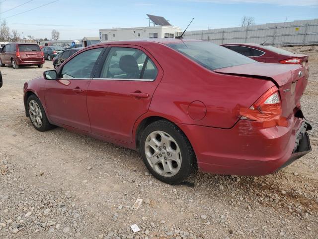 3FAHP0HA9BR210682 - 2011 FORD FUSION SE RED photo 2