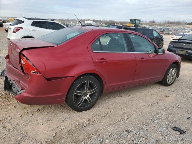 3FAHP0HA9BR210682 - 2011 FORD FUSION SE RED photo 3