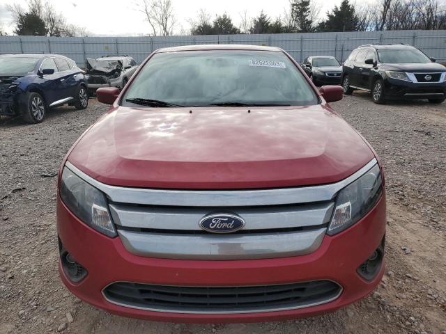 3FAHP0HA9BR210682 - 2011 FORD FUSION SE RED photo 5