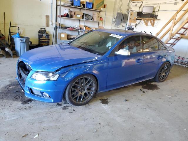 WAUDGAFL1AA026586 - 2010 AUDI S4 PREMIUM PLUS BLUE photo 1