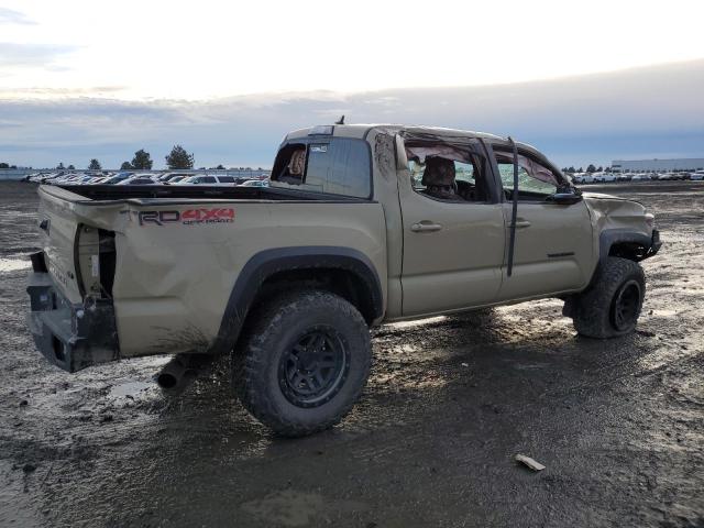 5TFCZ5AN2KX181705 - 2019 TOYOTA TACOMA DOUBLE CAB TAN photo 3