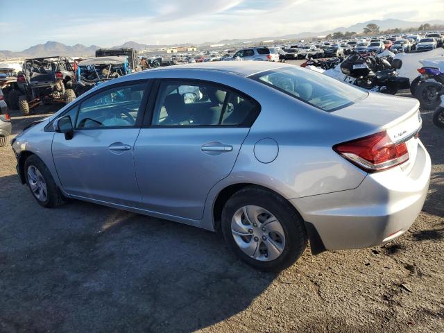 19XFB2F51EE083844 - 2014 HONDA CIVIC LX SILVER photo 2