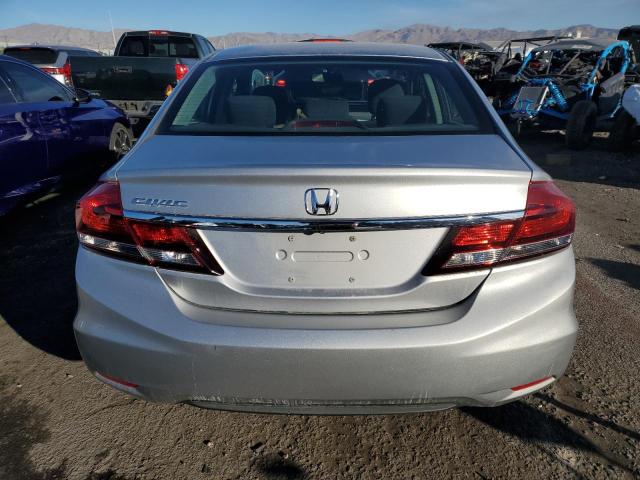 19XFB2F51EE083844 - 2014 HONDA CIVIC LX SILVER photo 6