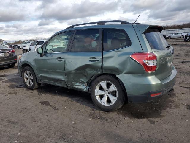 JF2SJAHC9FH516525 - 2015 SUBARU FORESTER 2.5I LIMITED GREEN photo 2