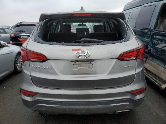 5XYZT3LB5HG432831 - 2017 HYUNDAI SANTA FE S GRAY photo 6