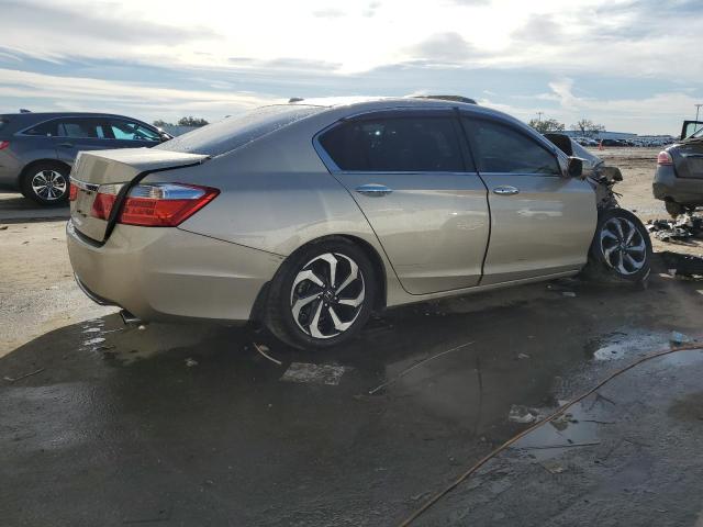 1HGCR2F87EA107707 - 2014 HONDA ACCORD EXL GOLD photo 3