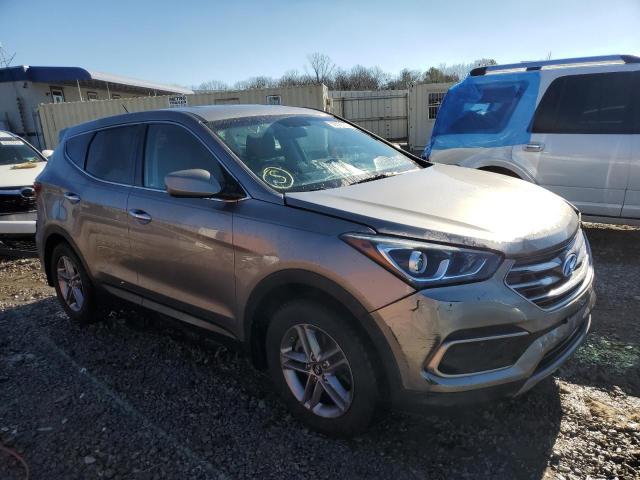 5XYZT3LB5JG512359 - 2018 HYUNDAI SANTA FE S GRAY photo 4