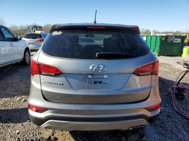 5XYZT3LB5JG512359 - 2018 HYUNDAI SANTA FE S GRAY photo 6