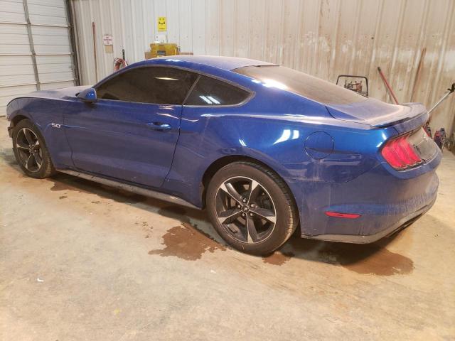 1FA6P8CF0J5174844 - 2018 FORD MUSTANG GT BLUE photo 2